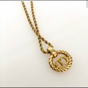 DIOR, Vintage Logo Necklace